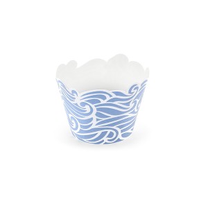 6 Wrapper per cupcake Oceano Ahoy