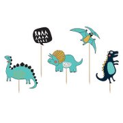 5 Maxi stecchini decorativi “Dino Party Roarrrr”