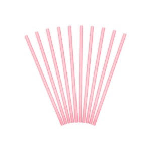10 cannucce Baby rosa - Cartone