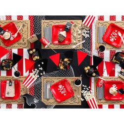 6 Sacchetti regalo Il Pirata rosso (18 cm) - Kraft. n°4