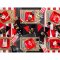 6 Decorazione Barca Red Pirata (14 cm) - Carta images:#2