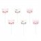 6 Mini Mademoiselle Candele Chat (7 cm) images:#0