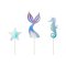 3 Cake topper con sirena - Iridescente images:#0