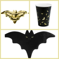 Scatola per feste - Pipistrello d'oro