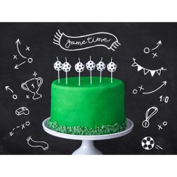 6 candele da calcio. n1