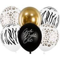 Bouquet di 6 palloncini per ragazze, serata fuori