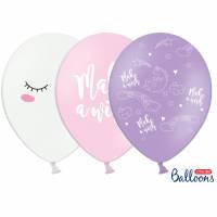 6 palloncini con unicorno
