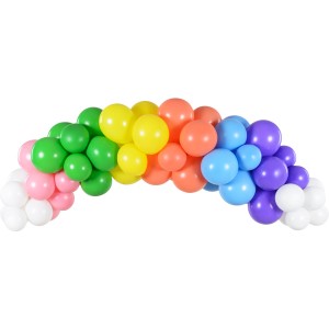Kit Arco di 60 Palloncini - Rainbow