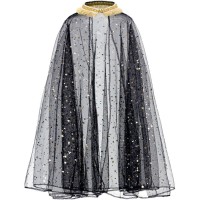 Mantello da strega nero - Taglia unica