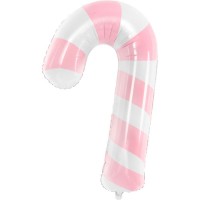 Palloncino gigante Bastoncino di zucchero Rosa - 82 cm