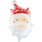 Palloncino Gigante Babbo natale - 60 cm images:#0