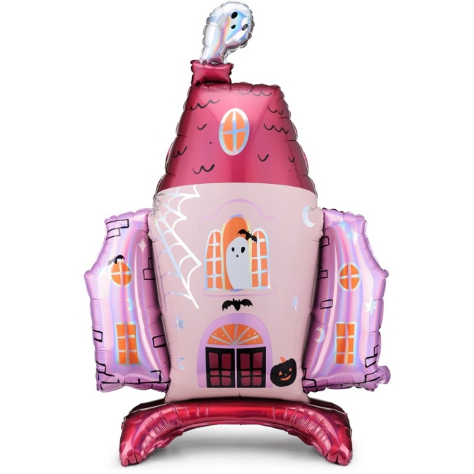 Palloncino gigante Haunted House - Rosa (116, 50 cm) 