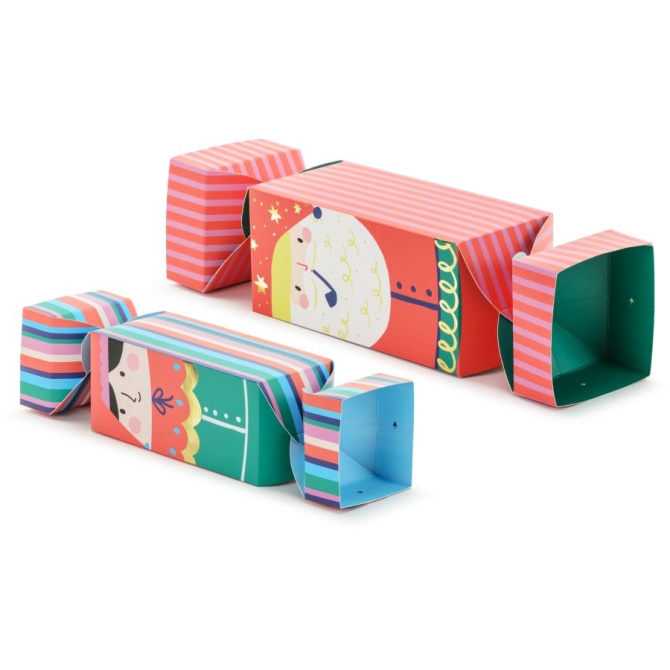 2 scatole regalo di caramelle - Babbo Natale / Schiaccianoci 