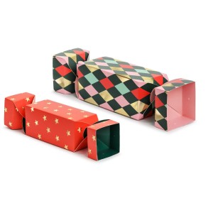 2 scatole regalo di caramelle - Stelle/Arlecchino