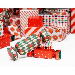 2 scatole regalo di caramelle - Stelle / Arlecchino. n1