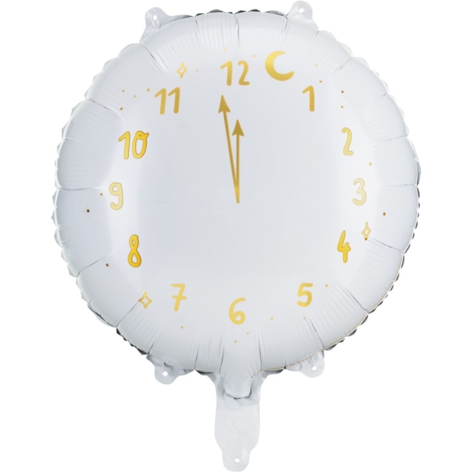 Palloncino Mylar orologio - 45 cm 