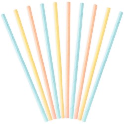 10 cannucce in colori pastello. n°1