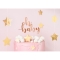 Cake Toppers Oh Baby Oro rosa images:#1