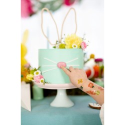 Cake Toppers Orecchie di coniglio - Legno. n3