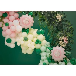 Palloncino ad elio in alluminio a forma di fiore. n2