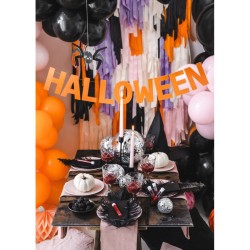 Striscione di Halloween arancione - 2, 5 m. n3