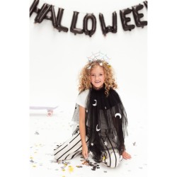 Ghirlanda di palloncini di Halloween in mylar nero. n3