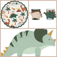 Scatola per feste Dino Triceratops