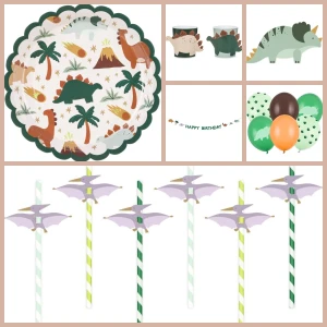 Grande scatola per feste Dino Triceratops