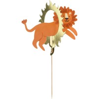 Decorazioni per torte a forma di leone da circo