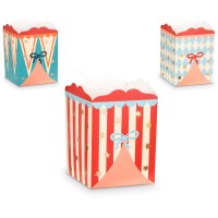 Contiene : 1 x 6 scatole di popcorn - Circo