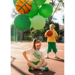 Pallone da basket in alluminio elio - 35 cm. n2