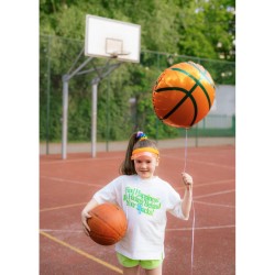 Pallone da basket in alluminio elio - 35 cm. n3