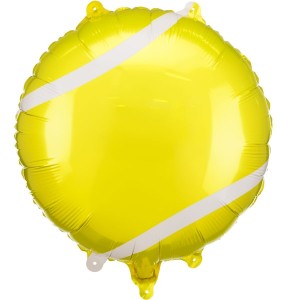 Palloncino in lamina di elio a forma di pallina da tennis - 35 cm