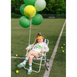 Palloncino in lamina di elio a forma di pallina da tennis - 35 cm. n1