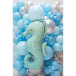 Palloncino gigante in lamina di elio a forma di cavalluccio marino - 98 cm. n3