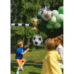 4 ghirlande di palloncini in foil elio  +  palloni da calcio. n2