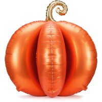 Palloncino in foil 3D a forma di zucca in piedi - 90 cm