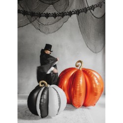 Palloncino in foil 3D a forma di zucca in piedi - 90 cm. n2
