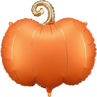 Palloncino in foil a forma di zucca arancione - 62 cm