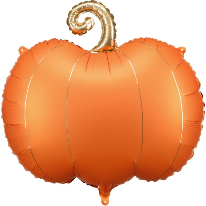 Palloncino in foil a forma di zucca arancione - 62 cm 