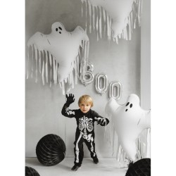 Palloncino in lamina di elio a forma di fantasma con frange - 93 cm. n1