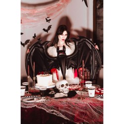 Palloncino gigante a forma di pipistrello in lamina di elio - 120 cm. n1