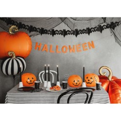 5 palloncini luminosi a forma di zucca - 25 cm. n3