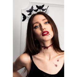 Fascia per capelli a forma di pipistrello. n2