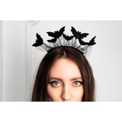 Fascia per capelli a forma di pipistrello. n3