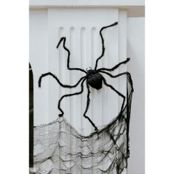 Tessuto decorativo liscio nero - 9, 8 m. n3