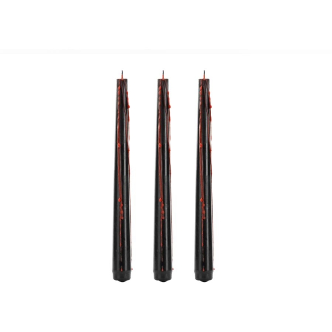 3 candele sanguinanti - 25 cm 