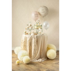 Tovaglia floreale beige. n°3