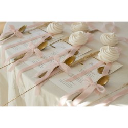 Nastro di velluto rosa chiaro - 15 mm x 10 m. n1