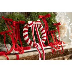 Nastro di velluto rosso - 15 mm x 10 m. n1